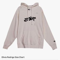 Olivia Rodrigo Pullover Hoodie featuring the ‘Sour Butterfly’ design motif.