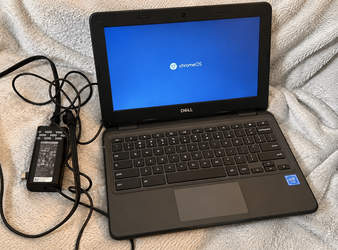 Dell Chromebook with charger (used)