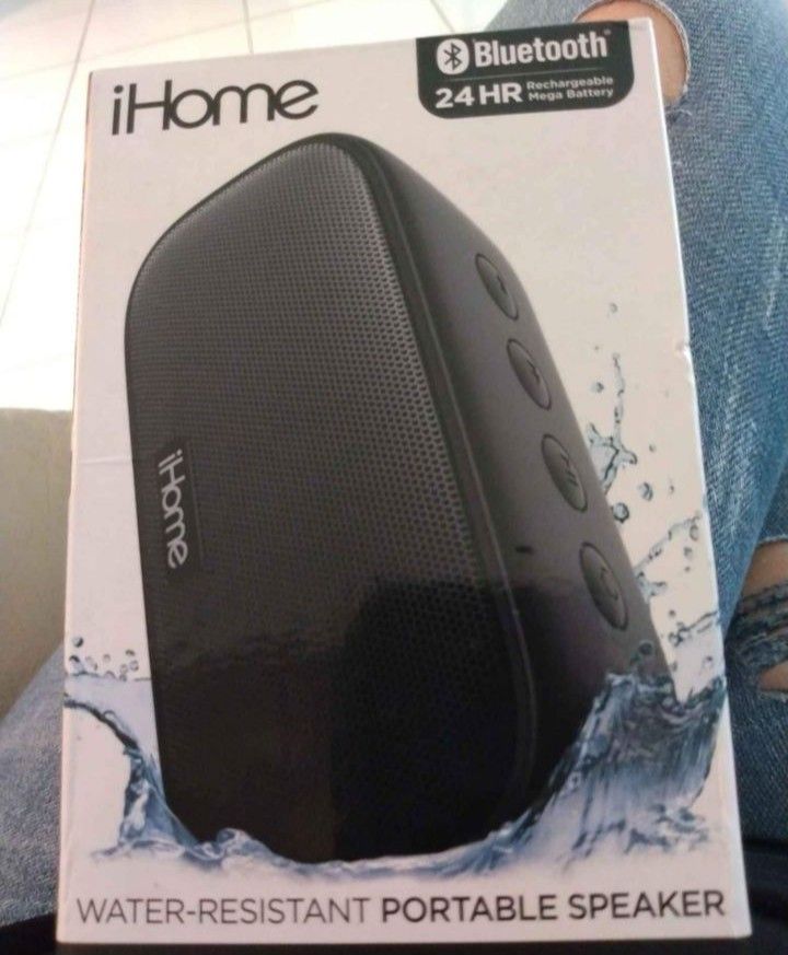 24-hour Rechargeable Waterproof Bluetooth Speaker Brand New Never Opened Box