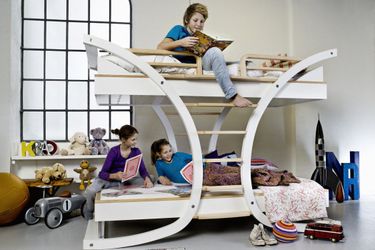 Rare Designer Wave Bunk Bed – Gudiksen Design (Imported from Denmark!)