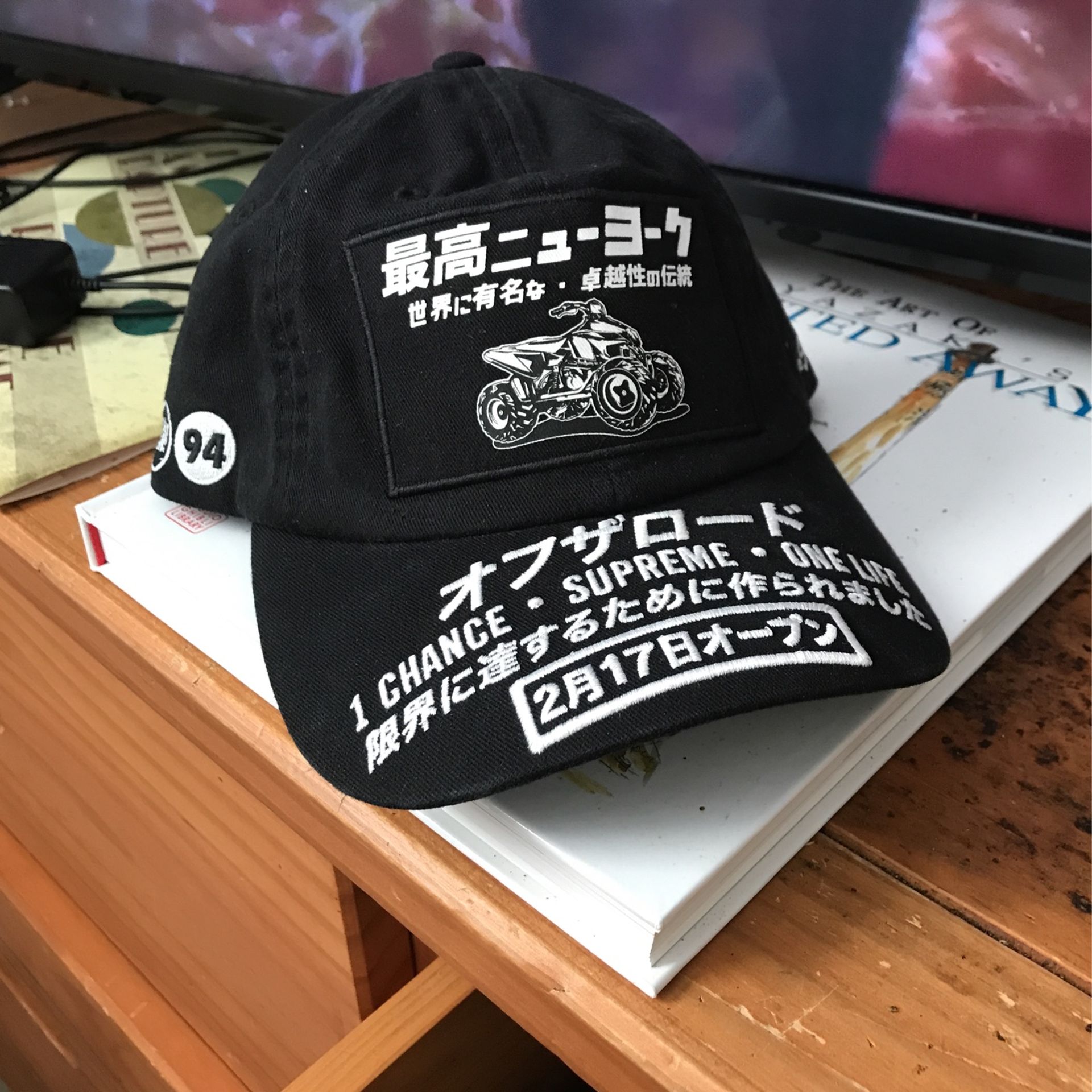 Supreme ATV 6-Panel 最高ニューヨーク　キャップ　美品　黒 Supreme ATV 6-Panel 最高ニューヨーク キャップ 美品 黒 2025年最新