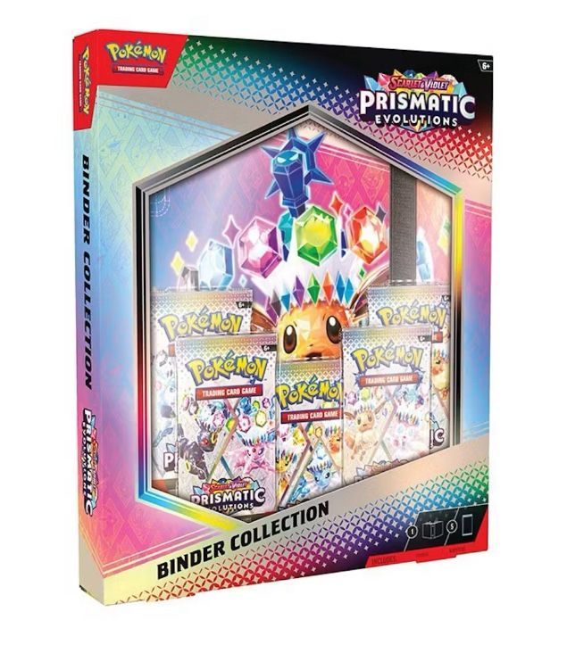 Prismatic Evolutions Binder And Eevee Pouch Collections