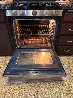 Stainless Steel Gas Range with 5 Burners