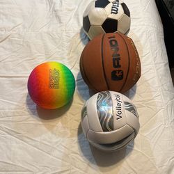 Soccer, Basketball, And Volleyball 