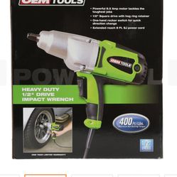 Oem Tools Corded HEAVY DUTY 1/2" DRIVE IMPACT WRENCH