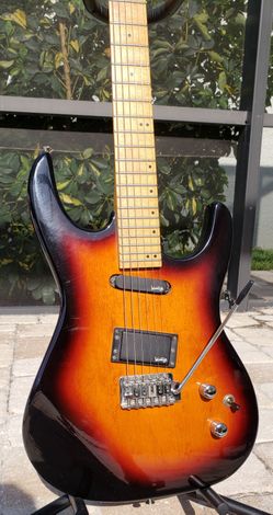 Rare Vantage electric guitar sunburst
