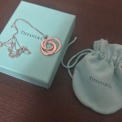 Tiffany Two Toned Circles Necklace 