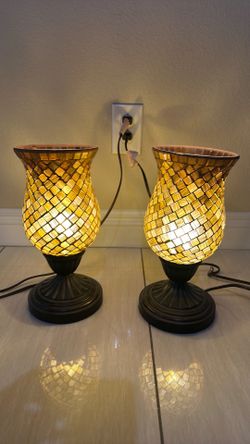 Pair of small lamps