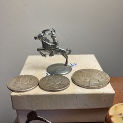 1935 keychain horse And Rider 