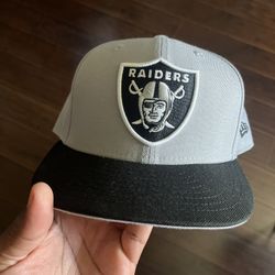 Raiders Fitted Two Tone Size 7 1/2
