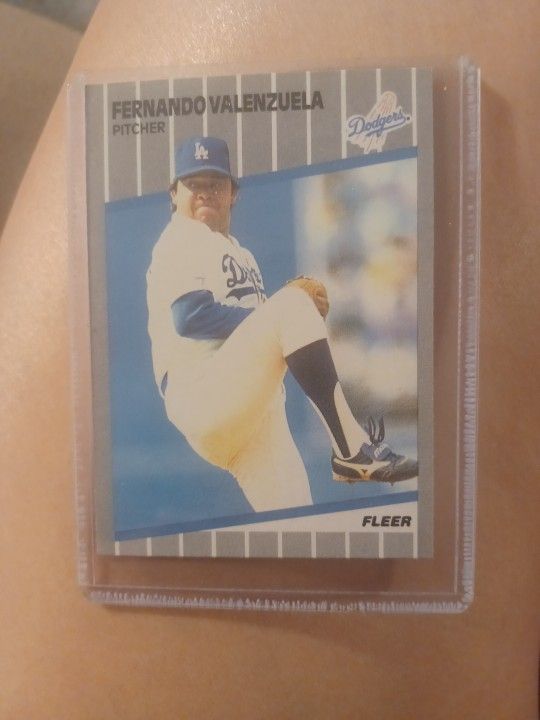 Baseball Card Fernando Valenzuela