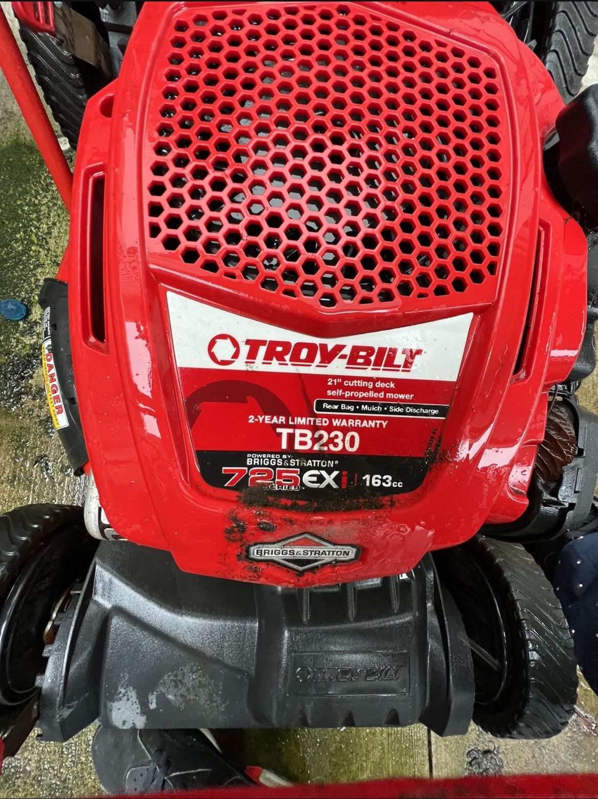 Troy Bilt Self Propelled Lawn Mower 163cc