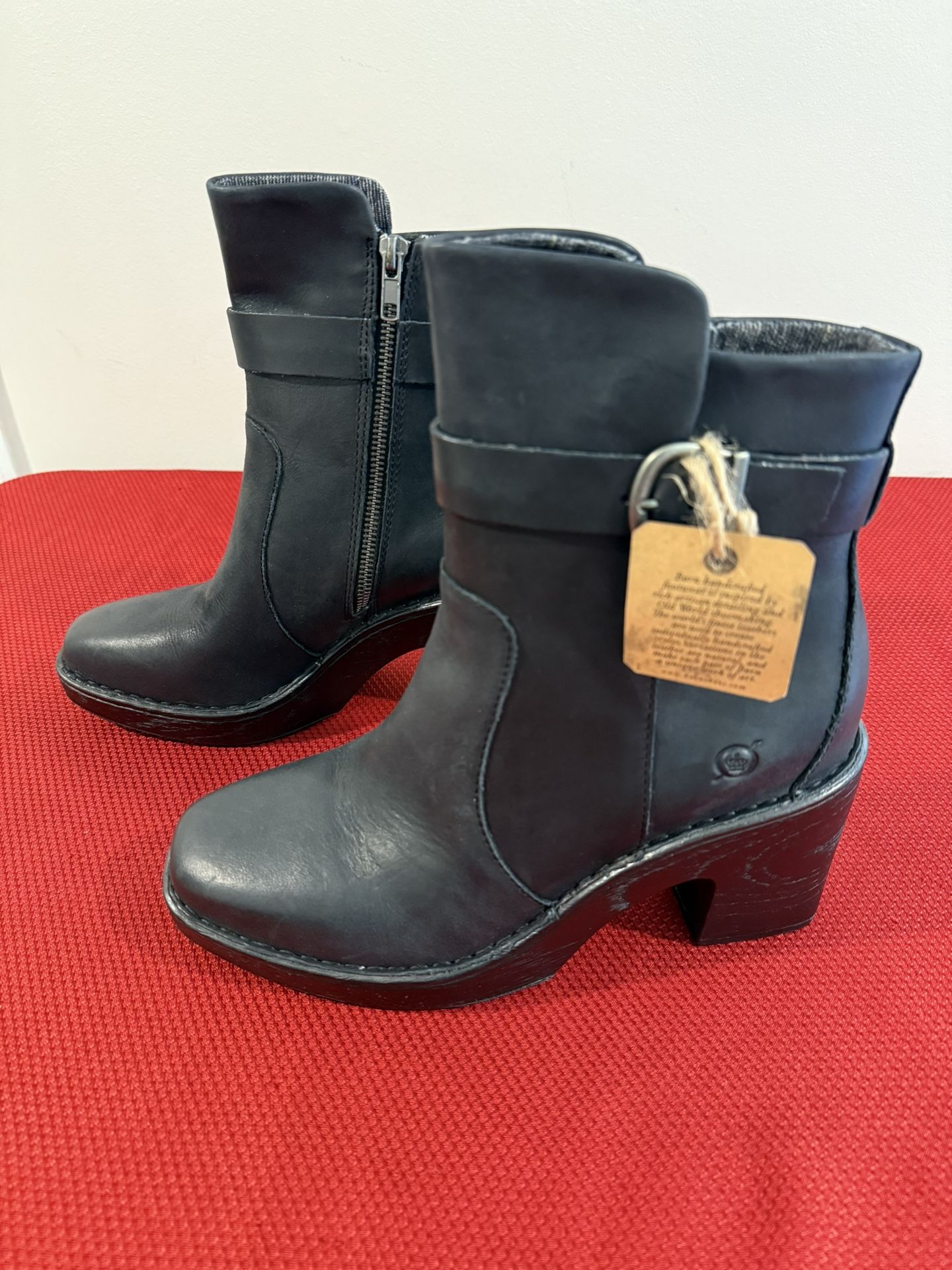 Born Black Leather Hailey Bootie