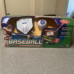 Radica Play TV Baseball 3 Plug & Play TV Video Game System Model 74022 NEW
