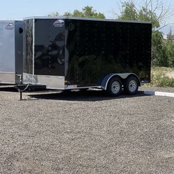 2021 14’ V-Nose American Hauler Dual Axle Trailer Used Once