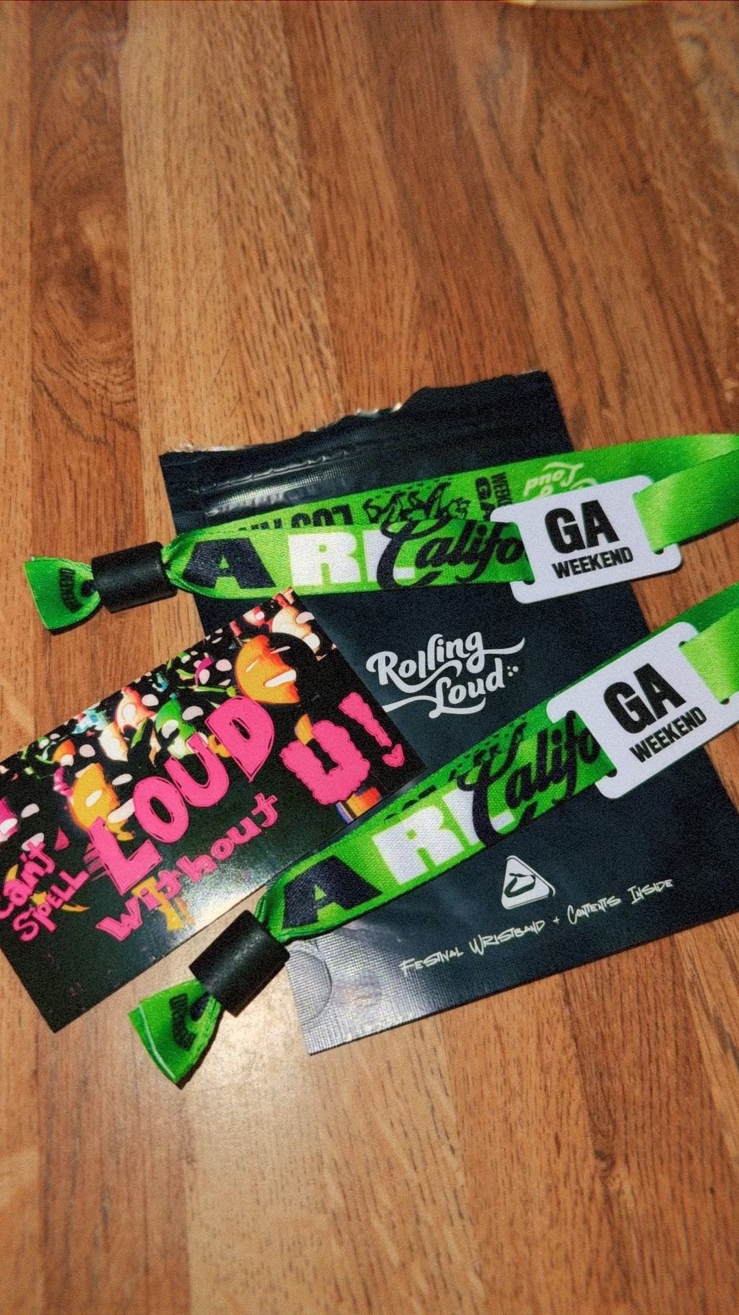Selling Rolling Loud Ticket /Wristband