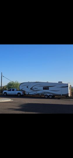 2015 cougar 5th wheel trailer rv 36'