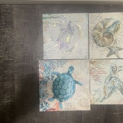 Shower /bathroom Decor Set -includes Shower Curtis. 