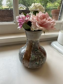 Vintage, Handmade, Ceramic Vase, Small