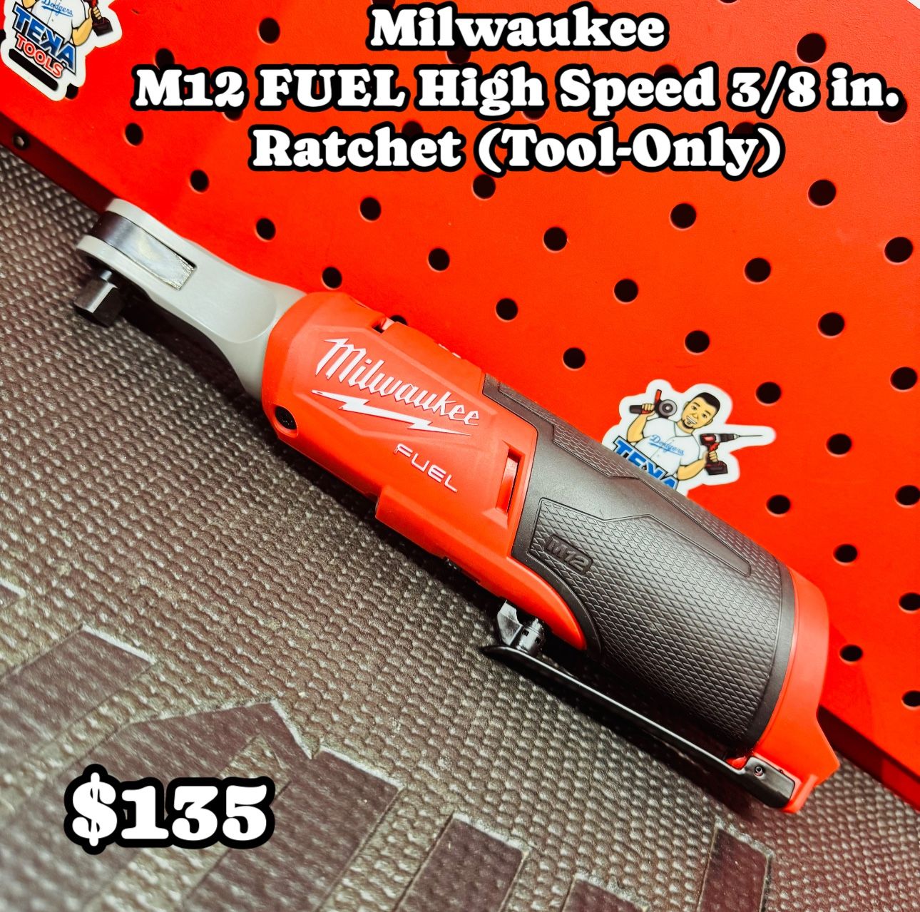 Milwaukee M12 FUEL High Speed 3/8 in. Ratchet (Tool-Only)