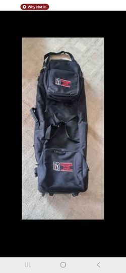 PGA Tour Partners Club Life Member Airplane Travel Golf Bac Used once! Lock and kevs, included
Includes optional 2nd shoe bag