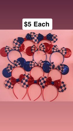 Mickey Mouse 4th of July ears $5 each