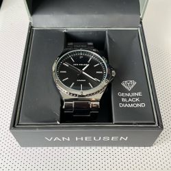 Men’s Watch Genuine Black Diamond Collection