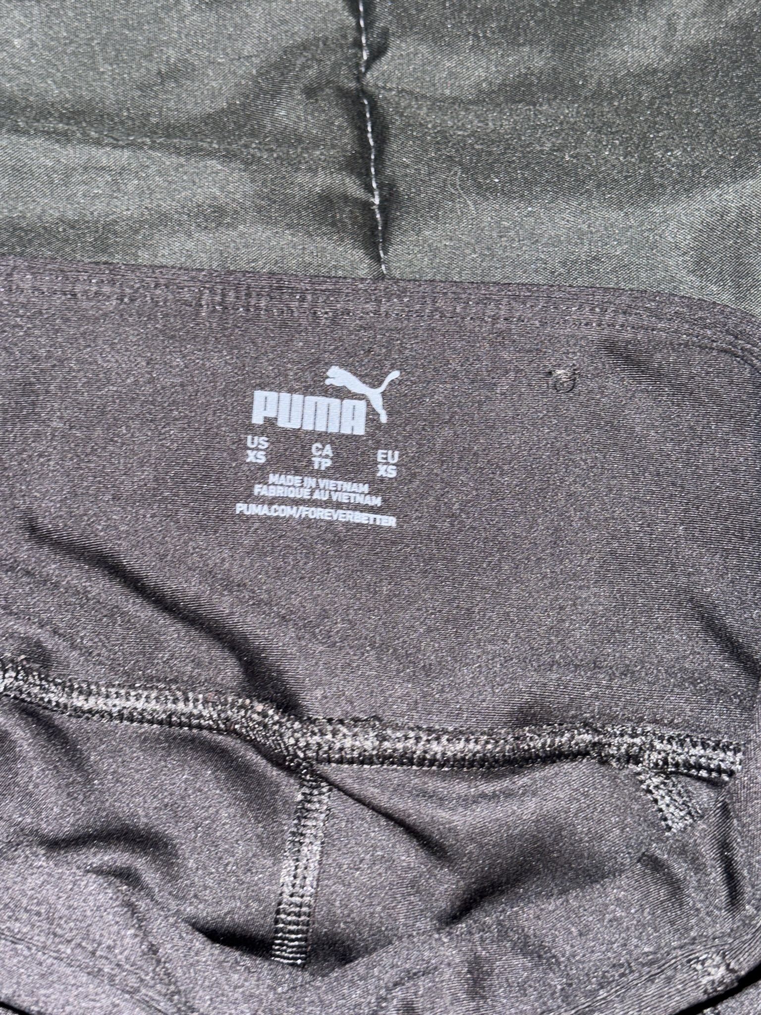 Puma Eversculpt High Waist Training Leggings – Black with Sunset Pink Accents