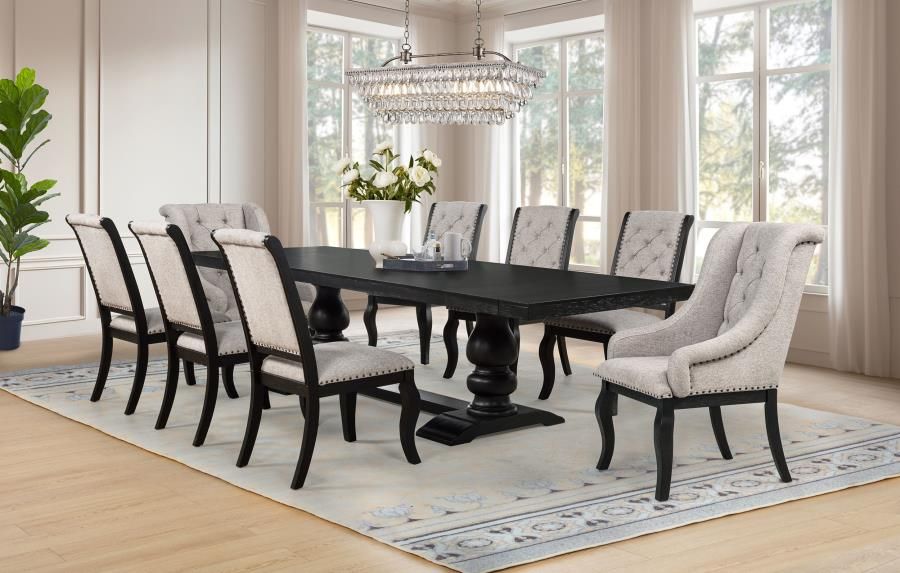 Sale... Sale... 9 Pc Transitional Formal Dining Set. While supplies Last!