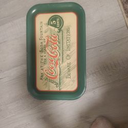 Coca Cola 5 Cent Metal Tray