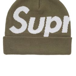 Supreme Big Logo Beanie