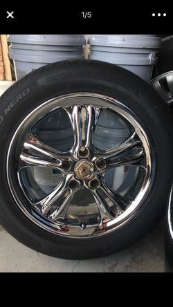 4 llantas con rin 17 para Cadillac 235/55ZR17