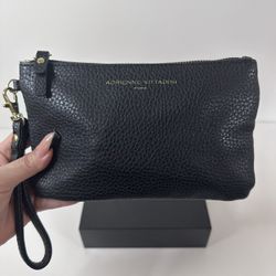 ADRIENNE VITTADINI Wristlet Handbag Women’s Black Charger Wallet (iPhone)
