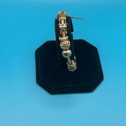 14kt Pandora Charm Bracelet 