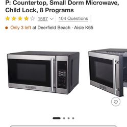 Black & Decker Microwave.