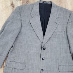 Man Gray Jacket Size L 48
