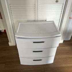 3 Drawer Wide Tower White - Brightroom Storage Container
