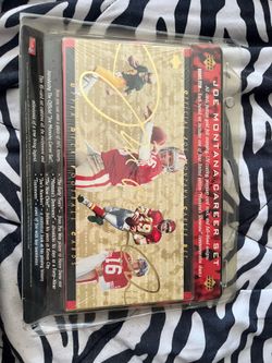 1995 Upper Deck Joe Montana Career Set Football Cards