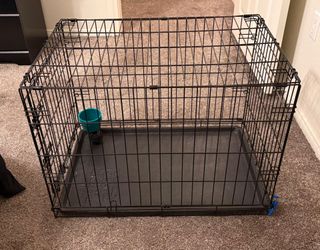 Black Wired Dog Crate