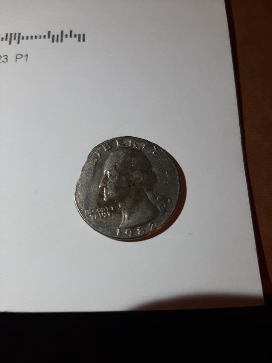 1982 Quarter With Mint Double