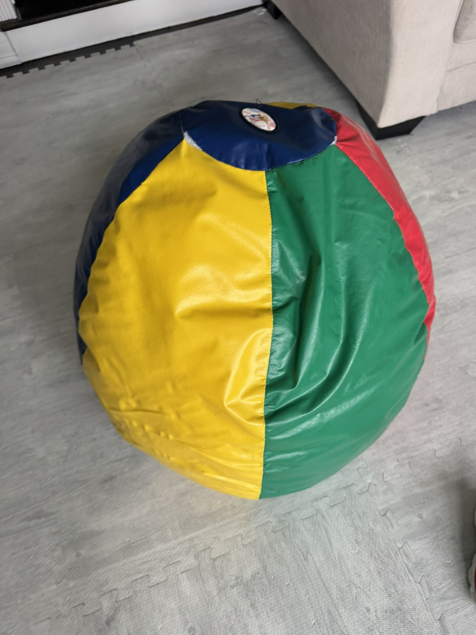 Colorful bean bag Chair!