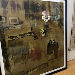 Street Art print framed