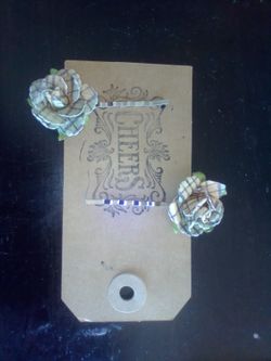 Bobby Pins With Tiny Plaid Roses