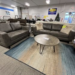 Microfiber Sofa And Loveseat Set!