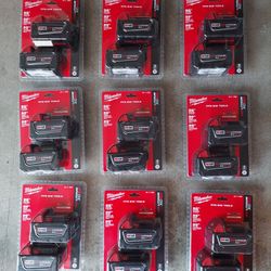 New Milwaukee XC 5.0ah Battery M18 - 2 Pack 
