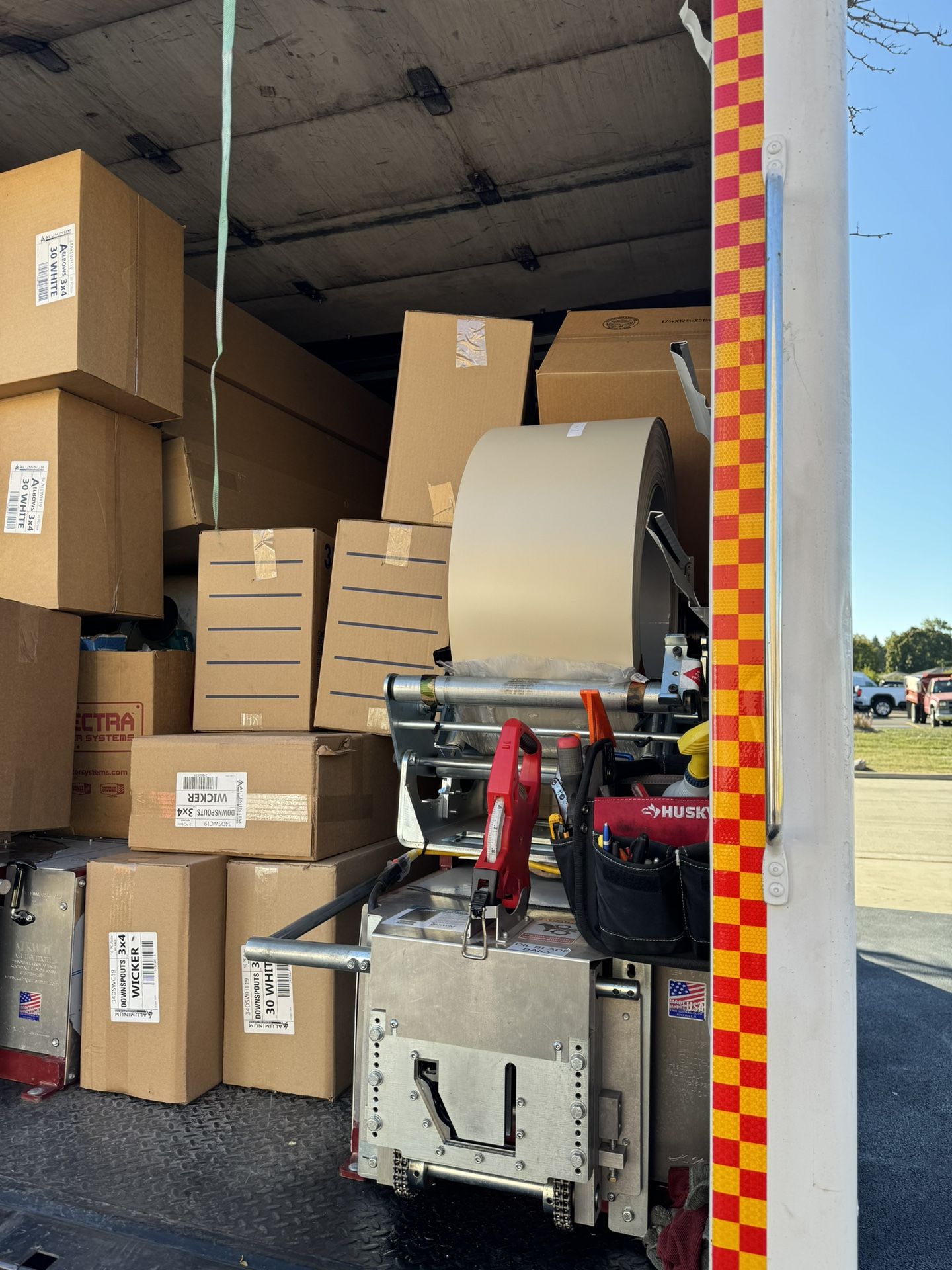 Gutters For Sale… Gutters Deliver Truck