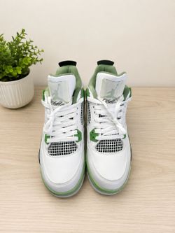 Air Jordan 4 Retro White and Green