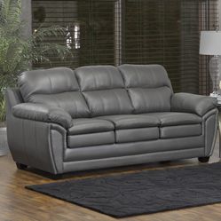 Coyle 86" Leather Sofa