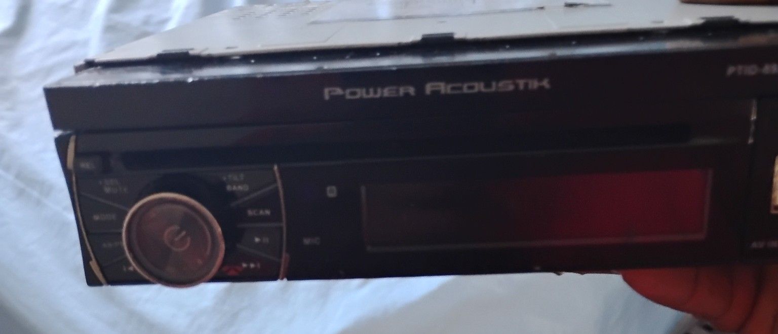 Power Acoustic Car Stereo W/Bluetooth