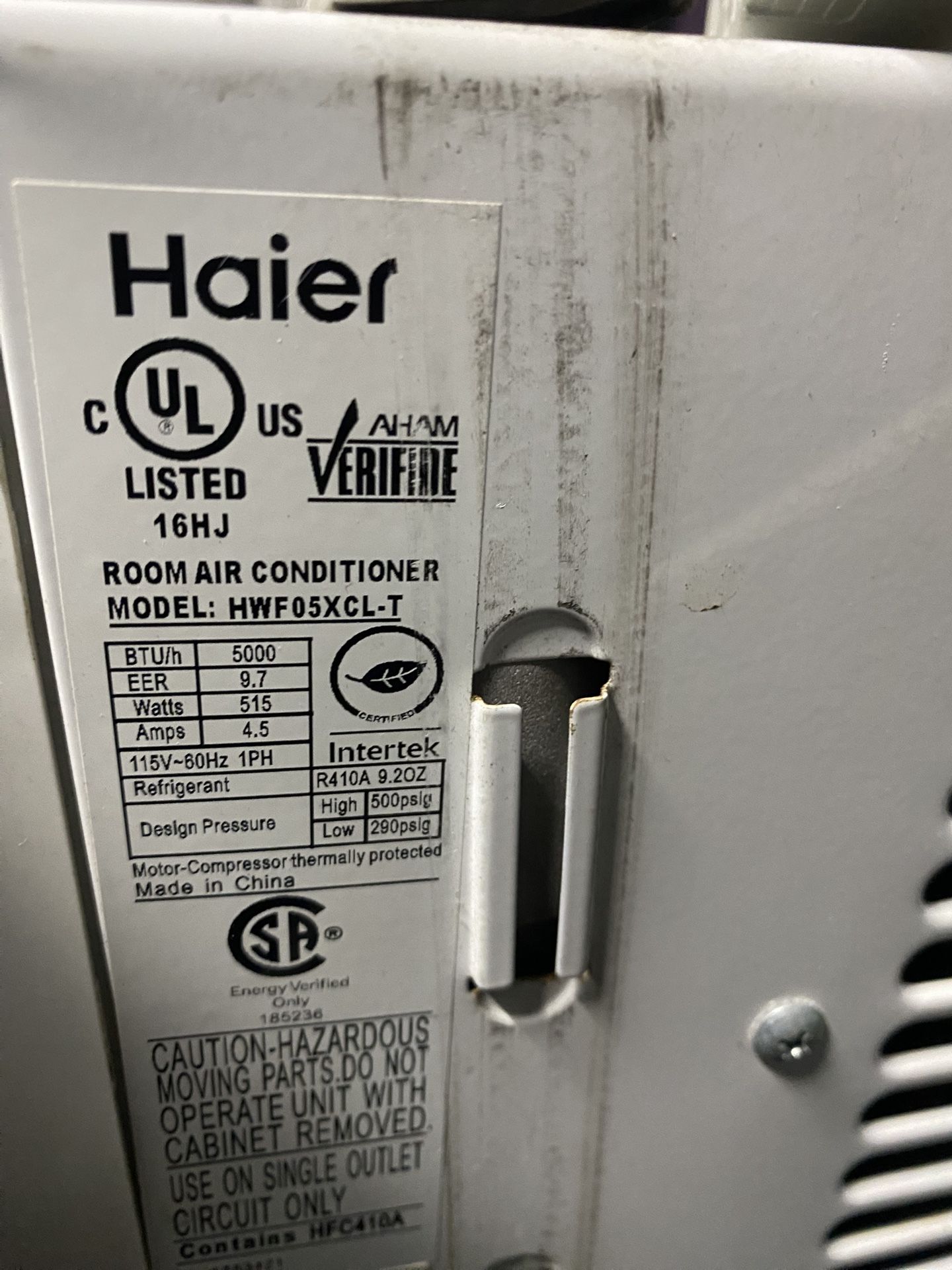 Window AC 5K BTU